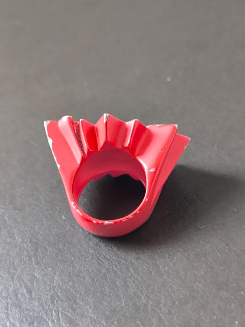 AMBUSH POW ring, red inner diameter 20mm used Japan