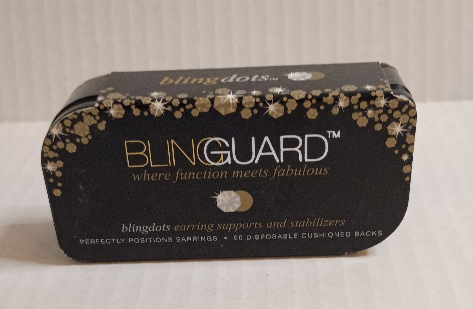 1 Pack BlingGuard BlingDots Earring Supports & Stabilizers 45 pairs, 90 dots