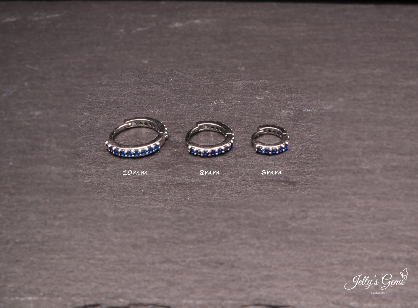 Gold Silver Blue Cubic Zirconia Gold Platinum Rose Earring Lobe Helix Cartilage