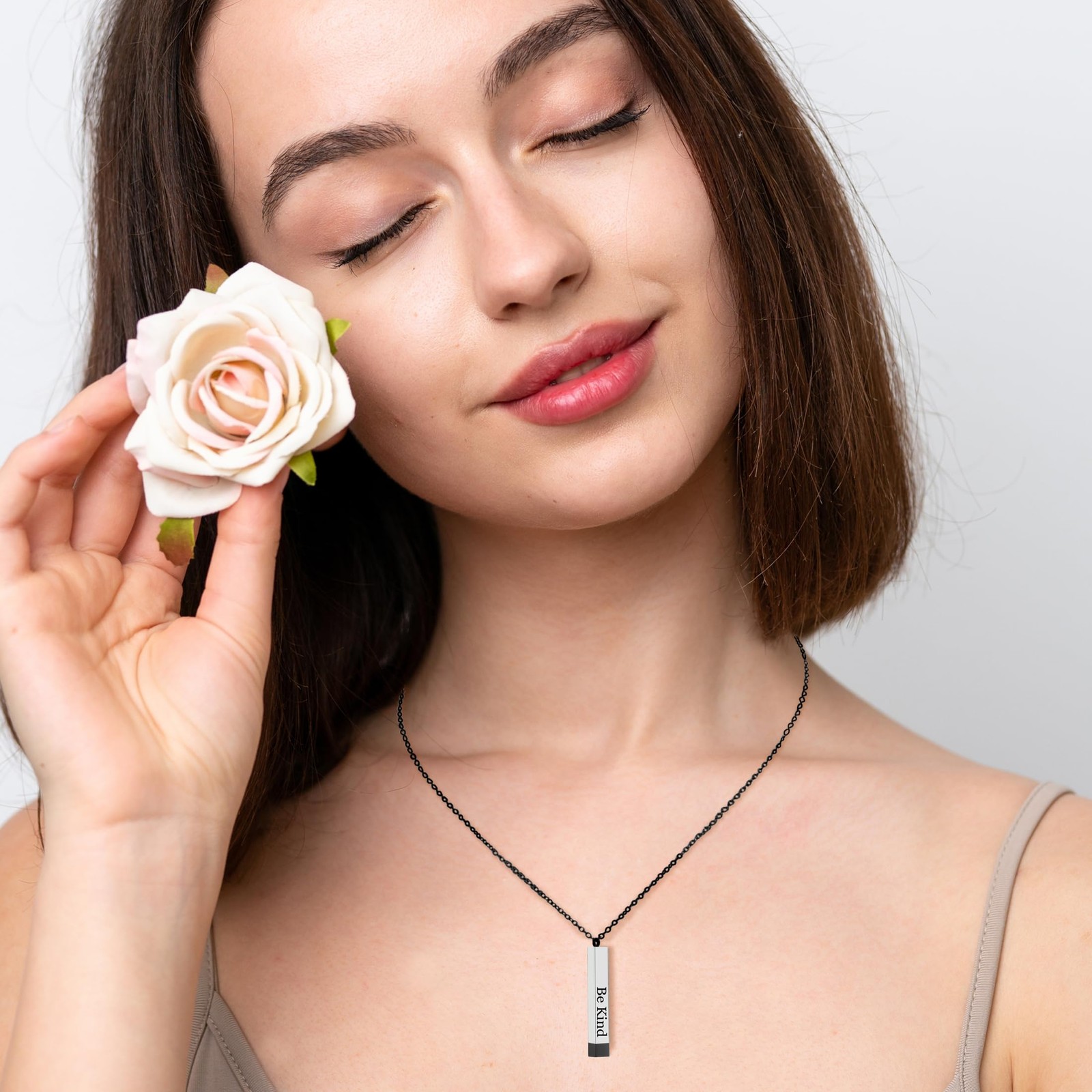 Be Kind Of A Bitch Necklaces For Women Black, Inspirational Pendanth With Hid…