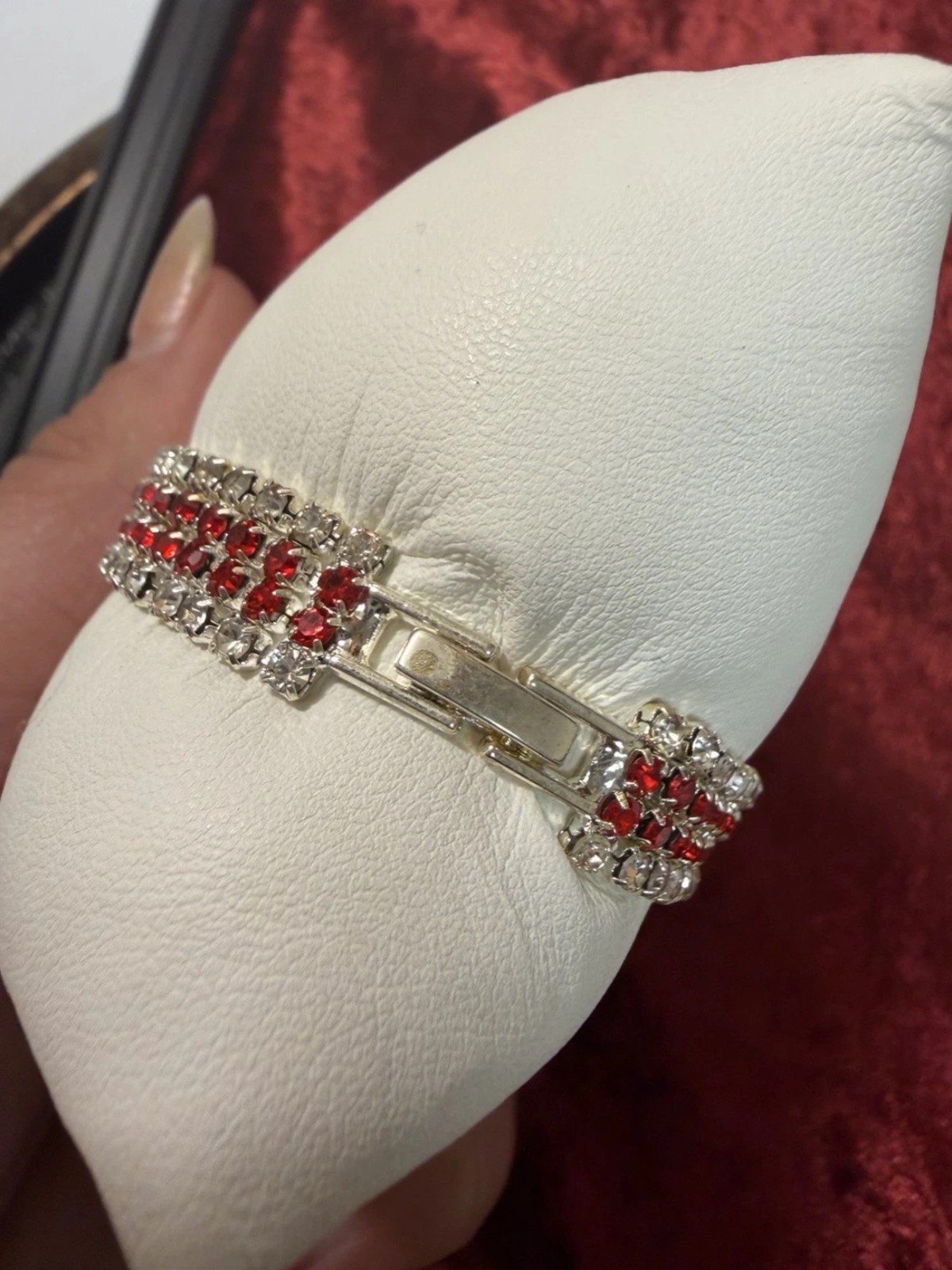 Silver Crystal Shiny Tennis Cuff Stretch Wedding Bracelet Women Fashion Jewelry