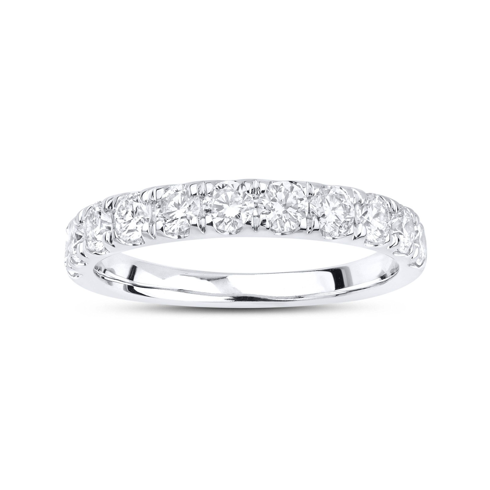 14kt White Gold 0.97 CTW Lab Diamond Band