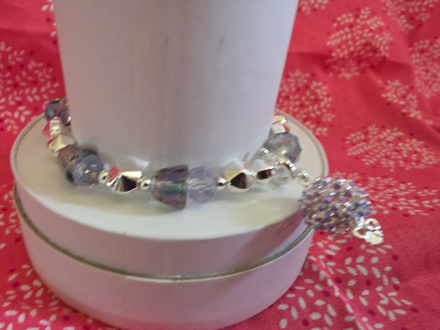 Ring Bomb Party Stacks ST29180 “Blooming Beauty” Silver/Removable Charms