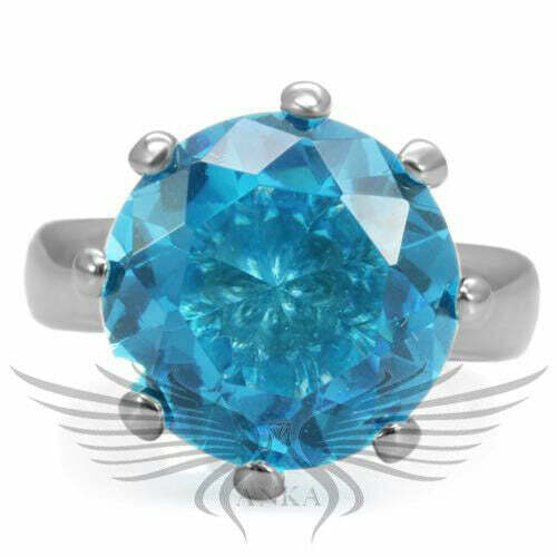 Brilliant Huge 10Ct Round Cubic Zircon CZ AAA Fashion Ring Size 5 – 10 Tk093
