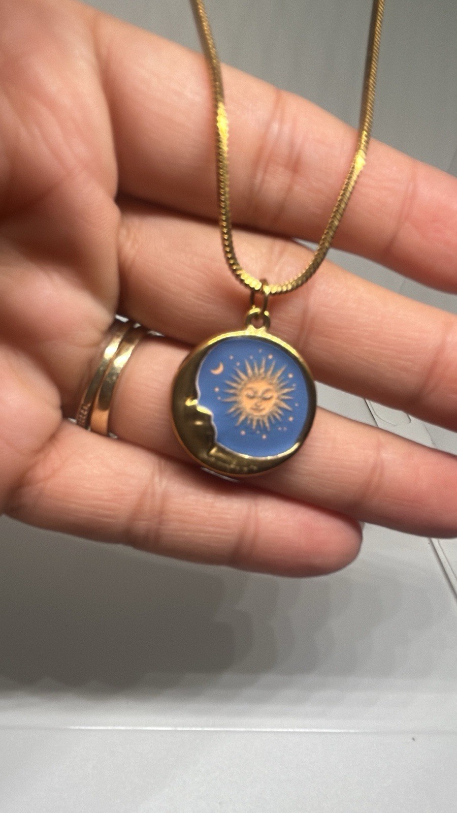 Sun & Moon Promise Necklace