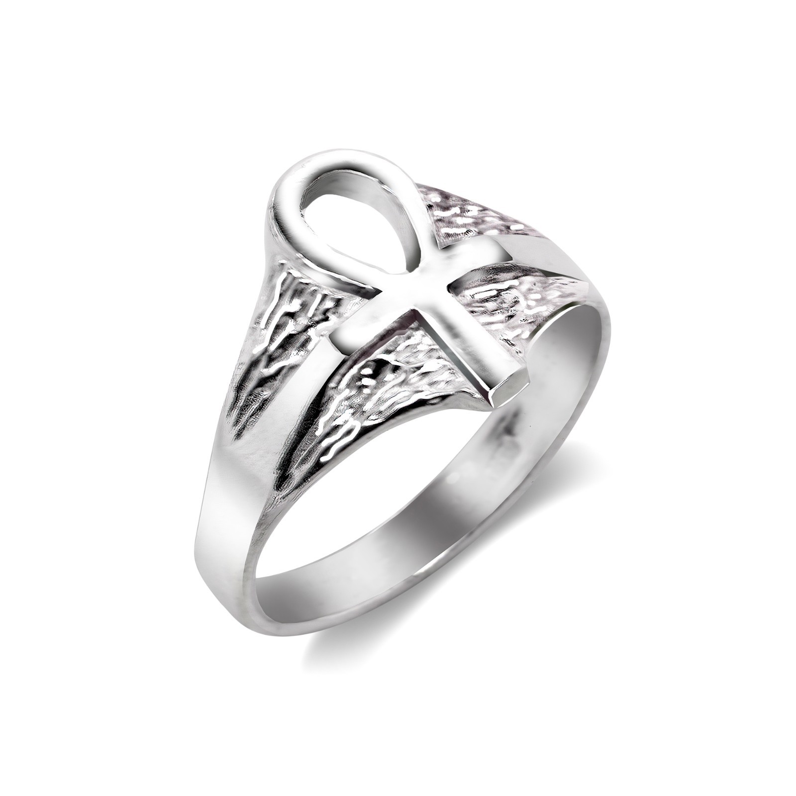 Ankh Ring .925 Solid Sterling Silver Ring