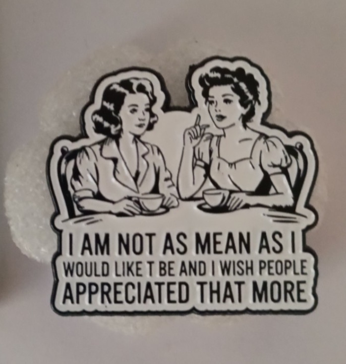 FUNNY SAYING-PIN-2 OR MORE PINS SHIPPING IS $5.49-SPEND $20 SHIPPING IS FREE