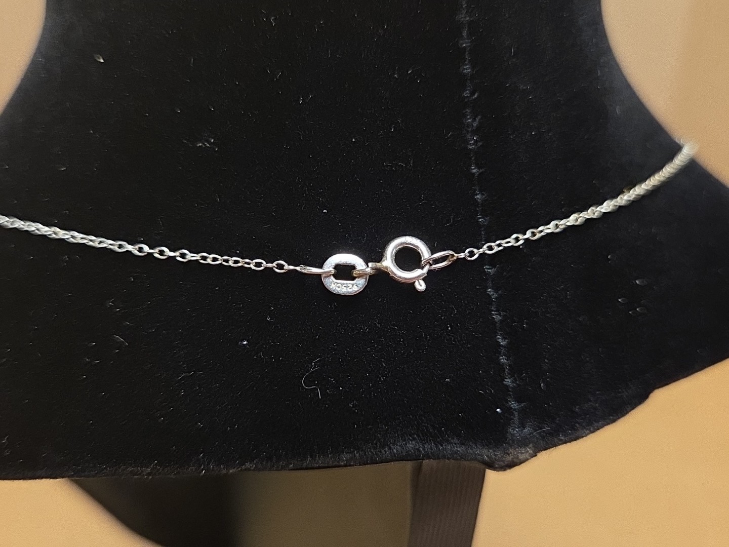 Fashion Jewelry 925 Sterling Silver 3 Circles Women Necklace *SEE PICS