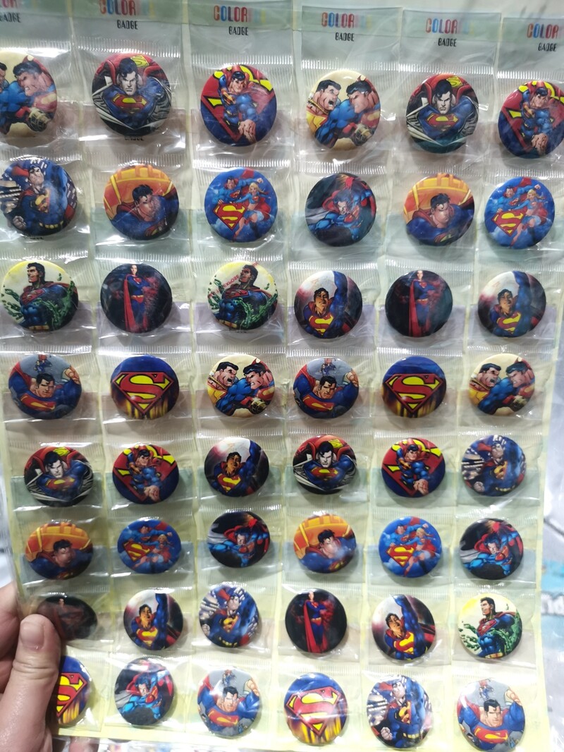 48pcs Cartoon avenger Brooches Lapel Pins Badge on Backpack Accessories 30 MM