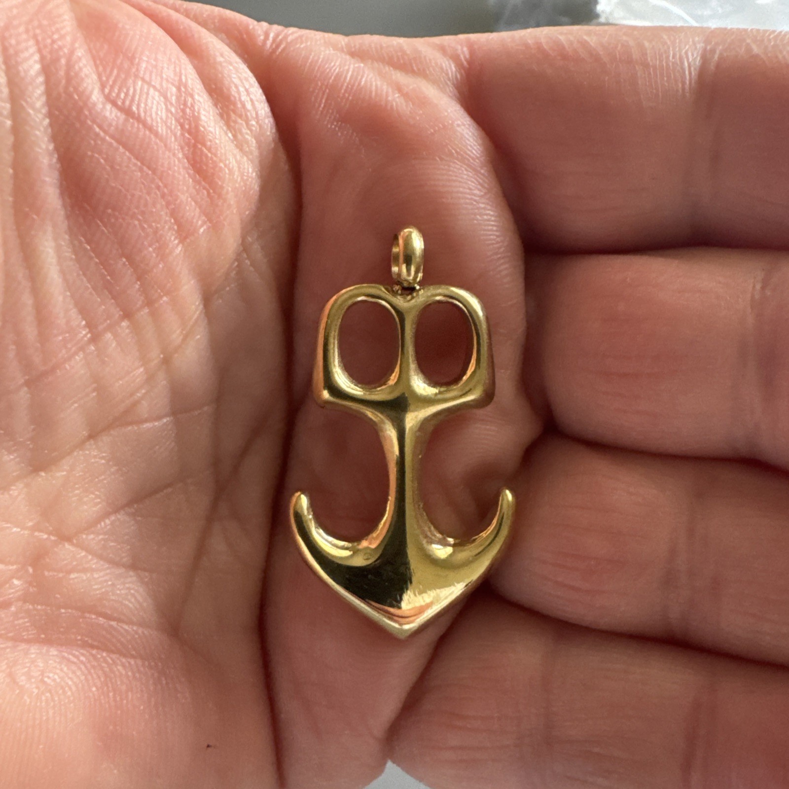 Yacht Boat Gold Pendant Only Stainless Steel Ocean Boaters Gift