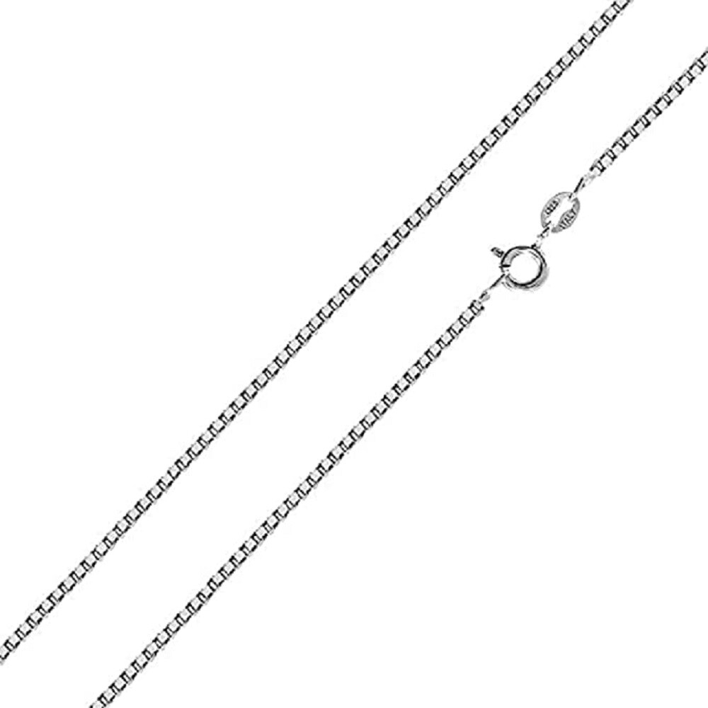 21 mm Sterling Silver Illusion Edge 5 Cent Coin Bezel Pendant, Box Chain