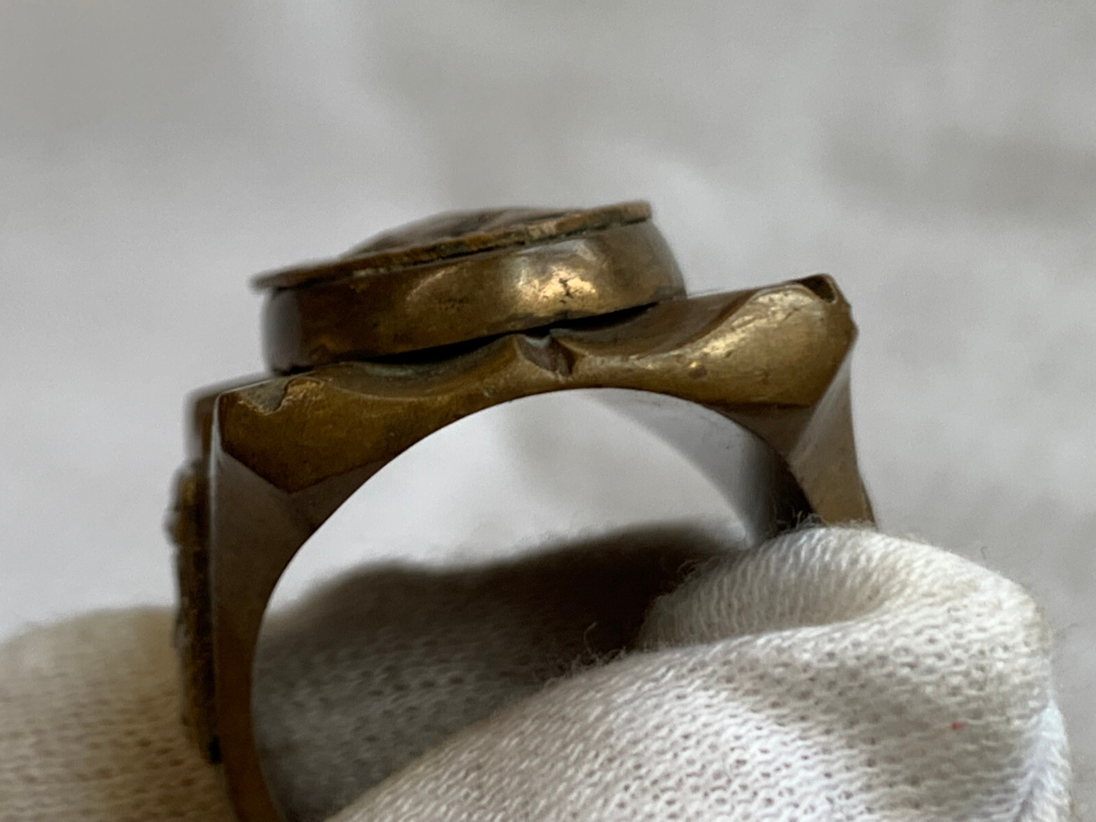 Vtg Solid Copper Native Ring 31.71g Fashion Jewelry Sz 10.5 Handmade Wide Band