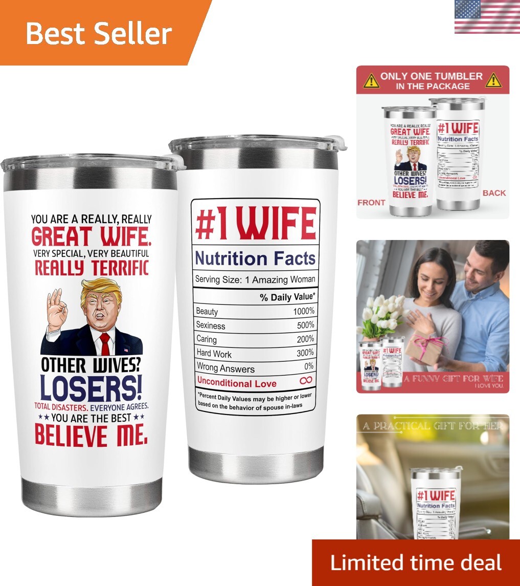 Elegant 20 Oz Stainless Steel Tumbler for Wife – Perfect Anniversary Gift