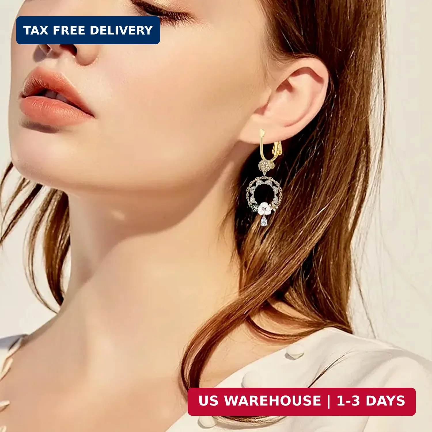 20 Pieces Earring Converters Pierced to Clip, Clip on Earring Converter with 20