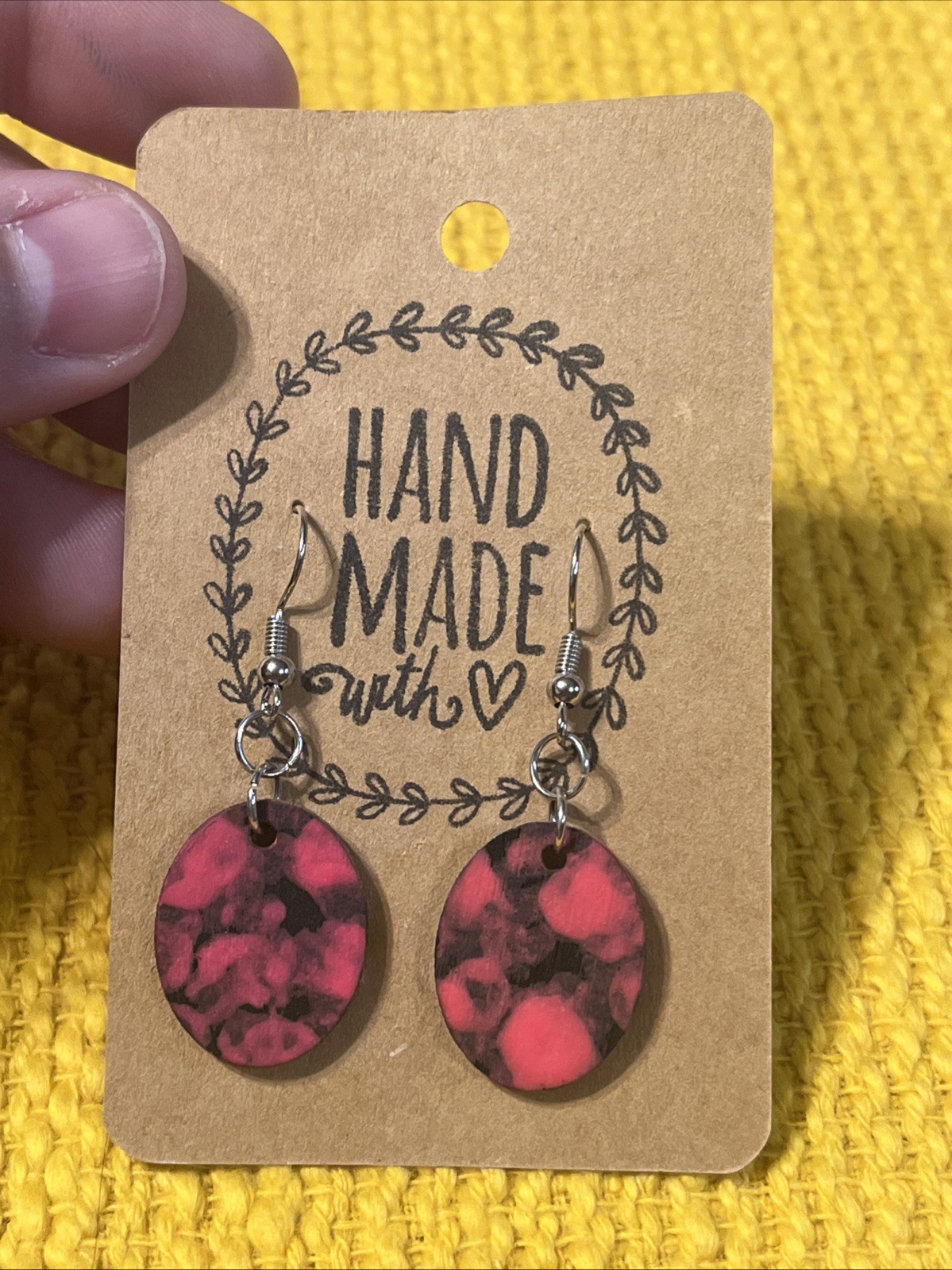 Small Colorful Earrings NEW Pink