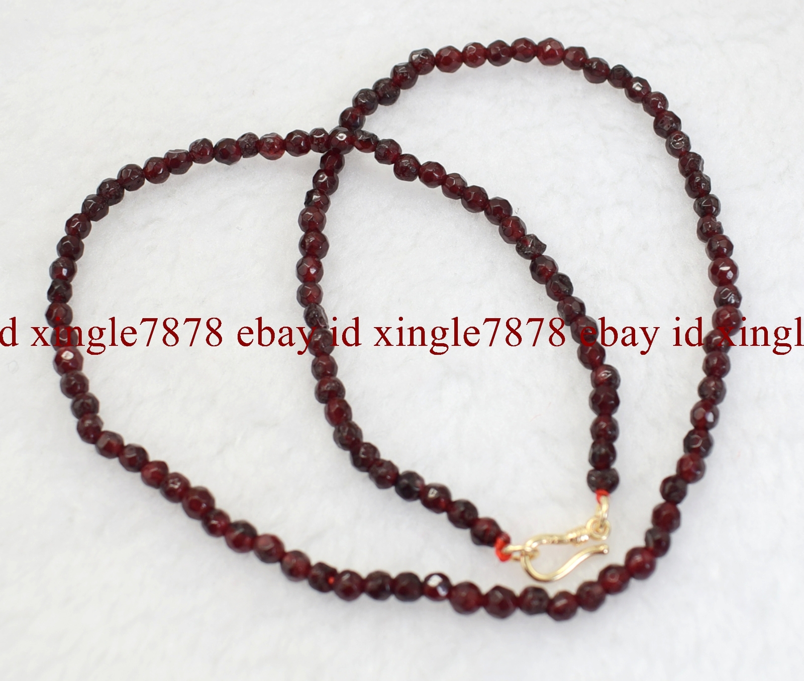 Natural 4mm Faceted Multicolor Gemstone Round Bead Necklace 16-28″