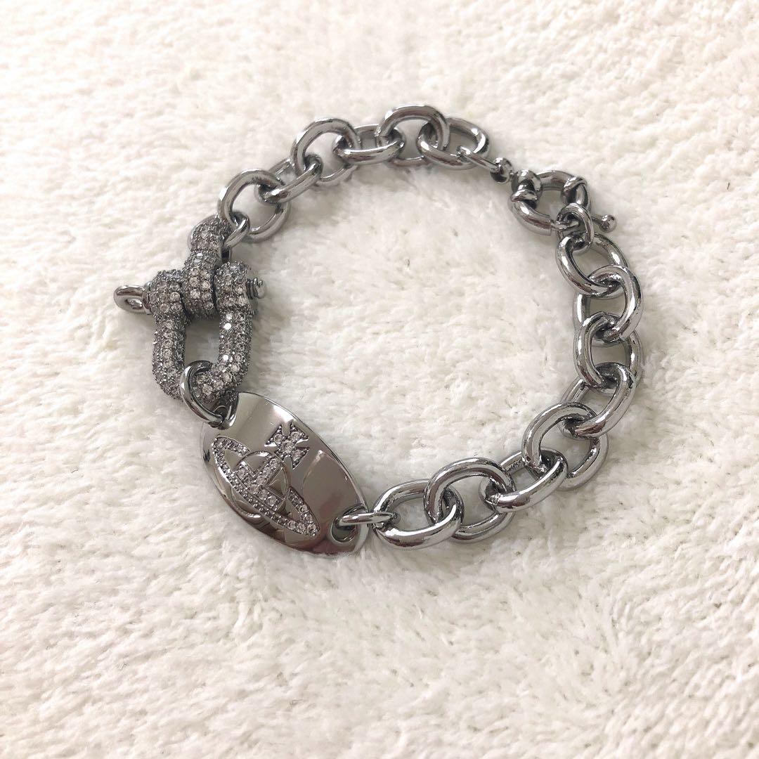 Vivienne Westwood Bracelet Silver Chain NO BOX [EJ919