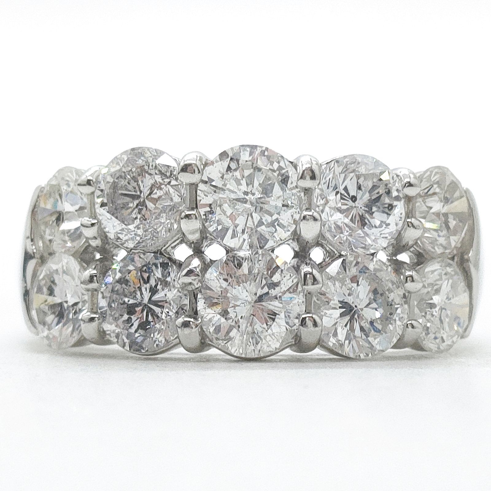 Jewelry Ring Natural Diamond 3.23ct Platinum 2344883