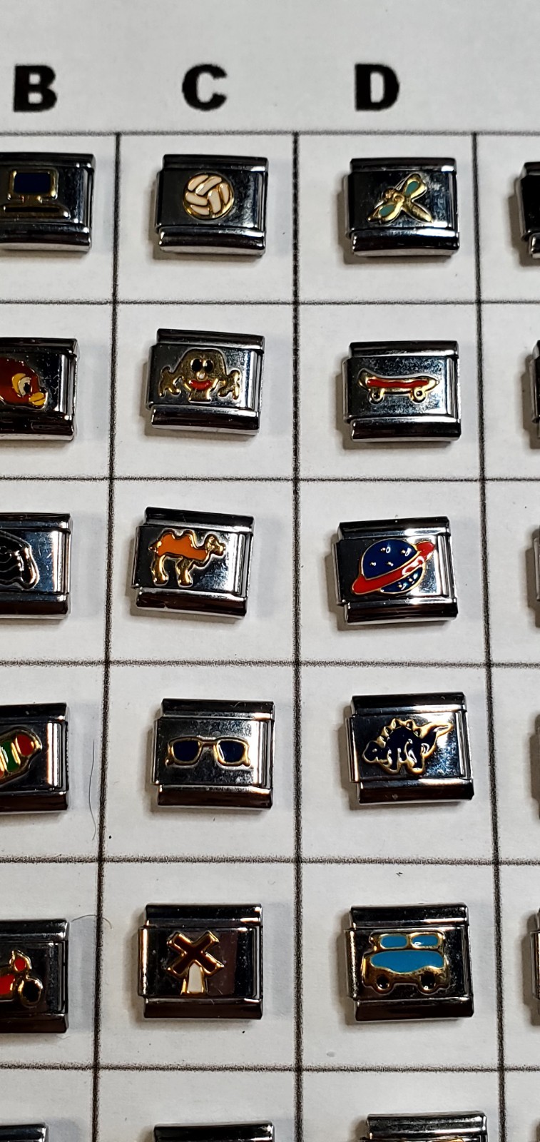 Shop-You Pick & Choose- Household Italian Charms UBERRY StSteel D’linq Enamel