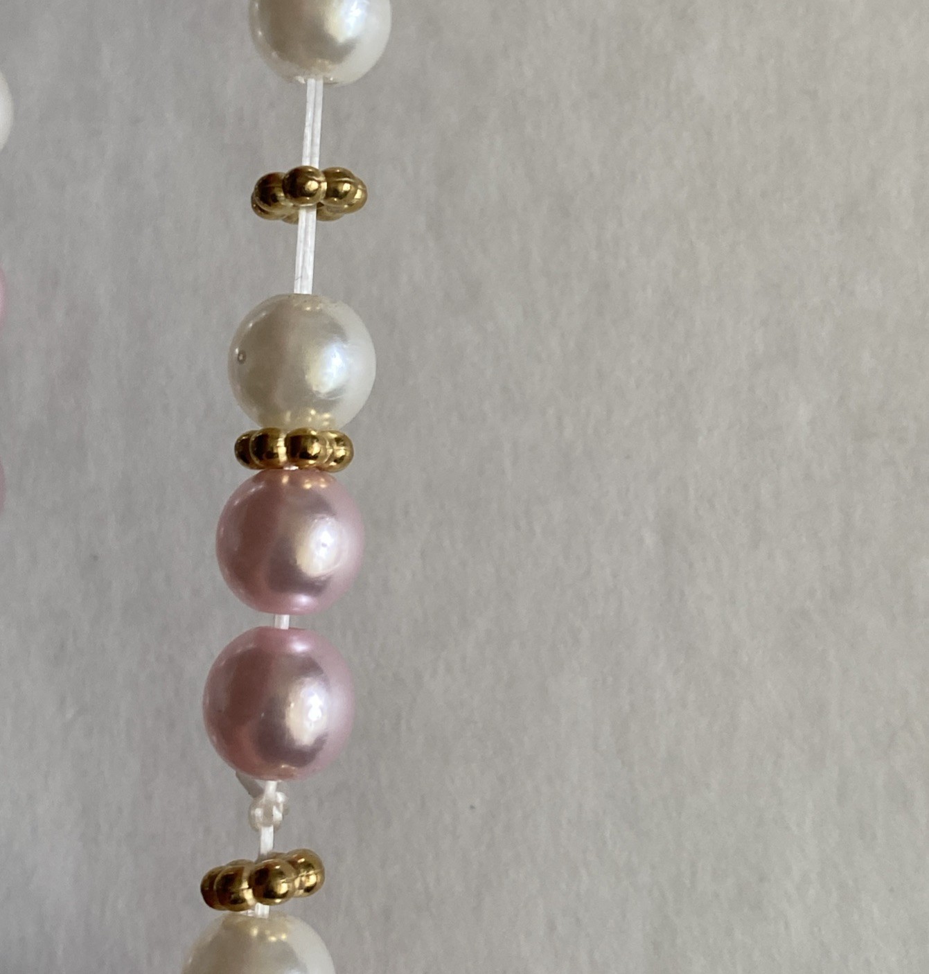 Ladies Bracelet set bead jewelry fashion pink and white new design for girls