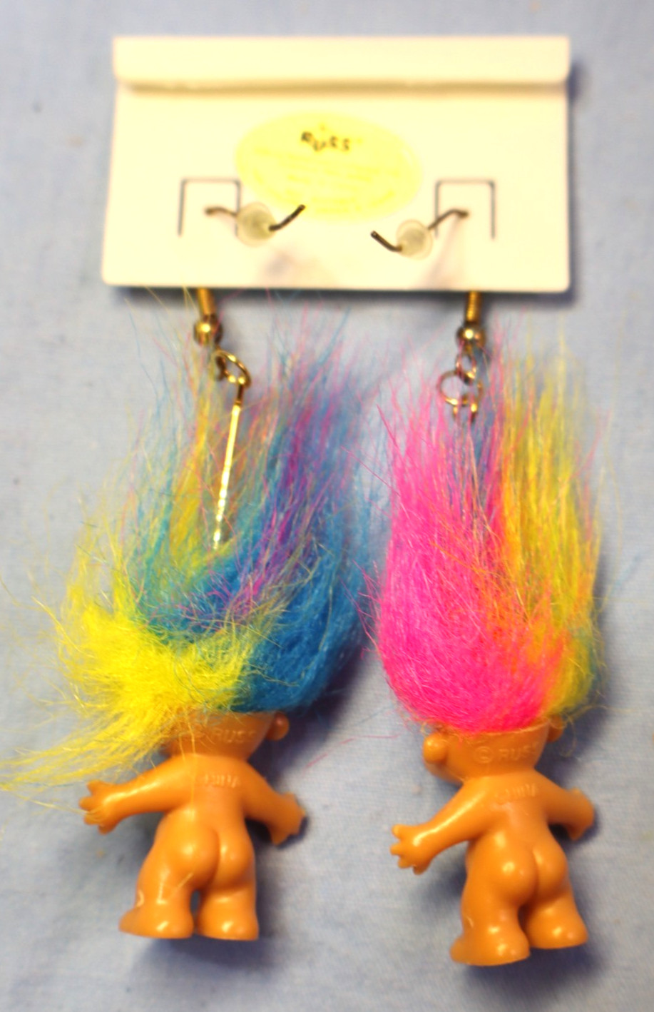 Russ Good Luck Rainbow Troll Earrings