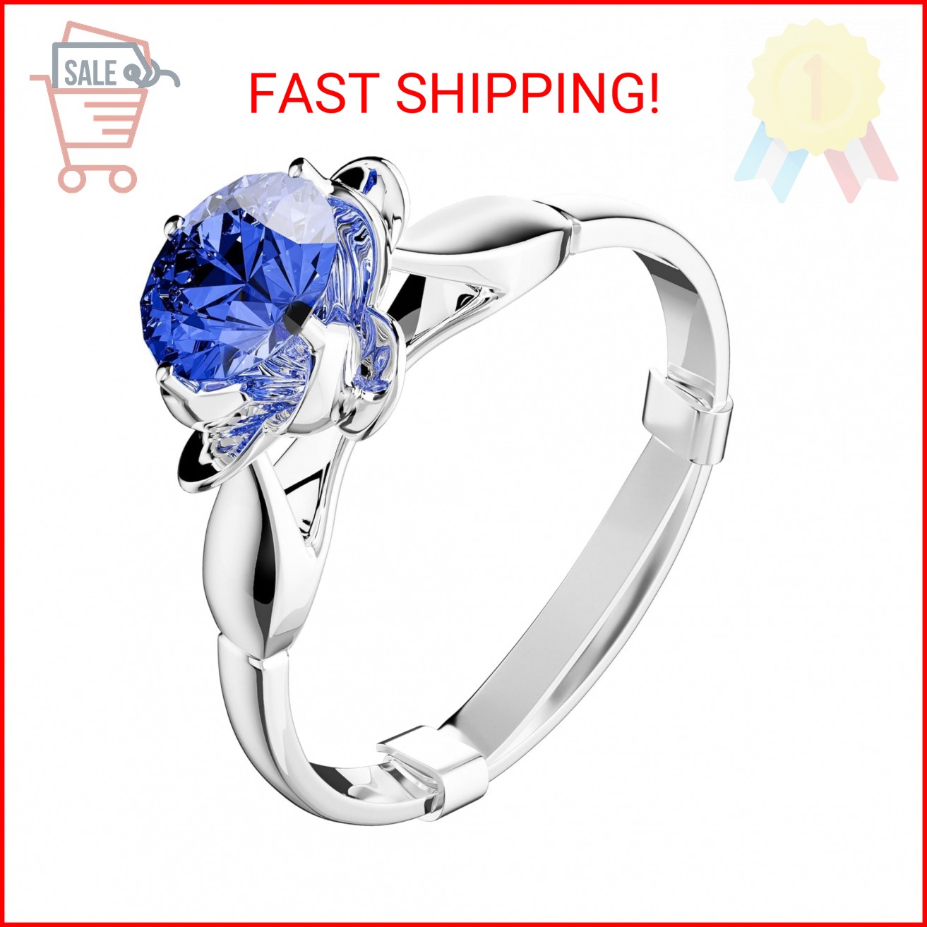 ELETIUO 9 Pack Filled Silver Metal Ring Guard,Invisible Ring Size Adjuster Set f