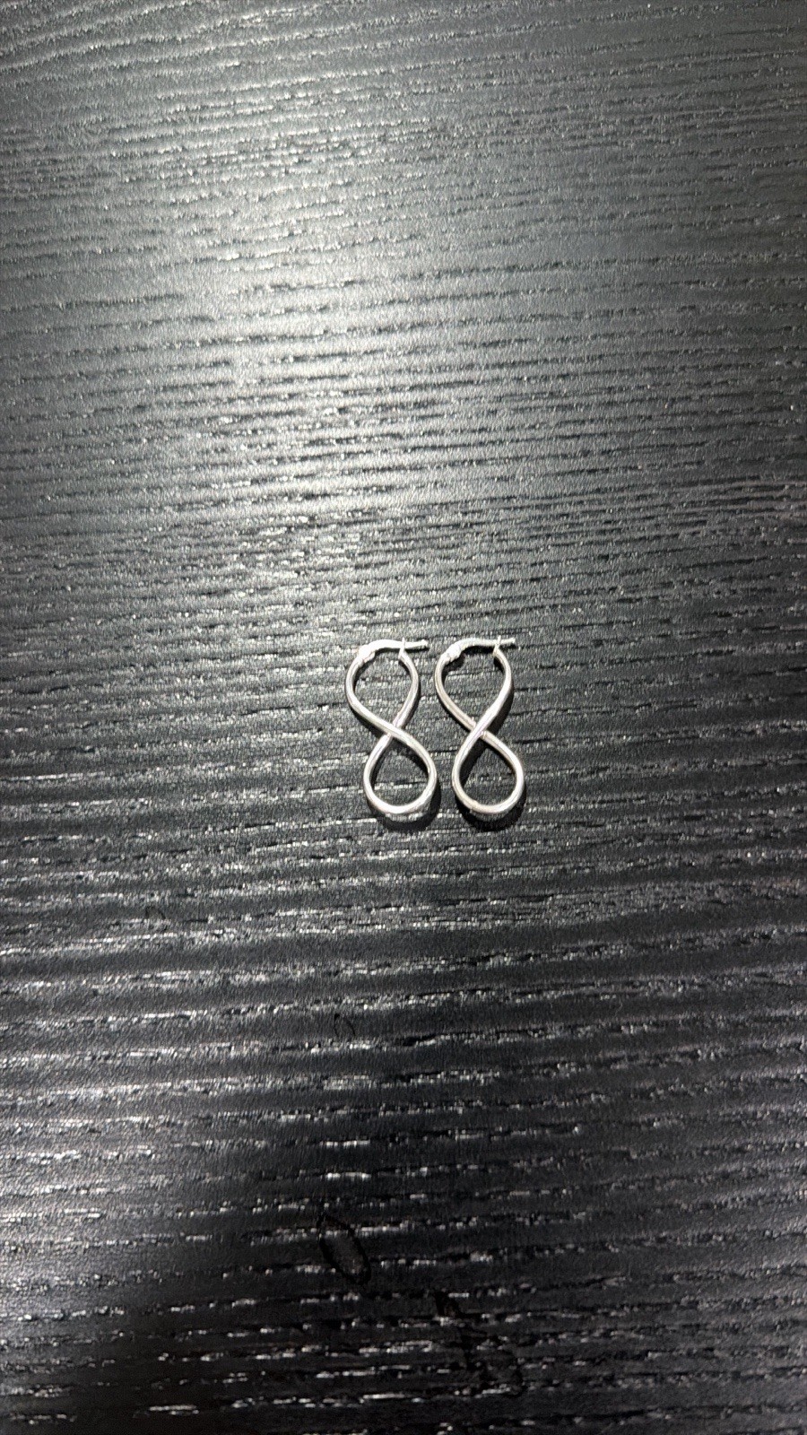Silver Tone “88” Stud Earrings, Metal, No Stone, Lobe, Number Charm Design