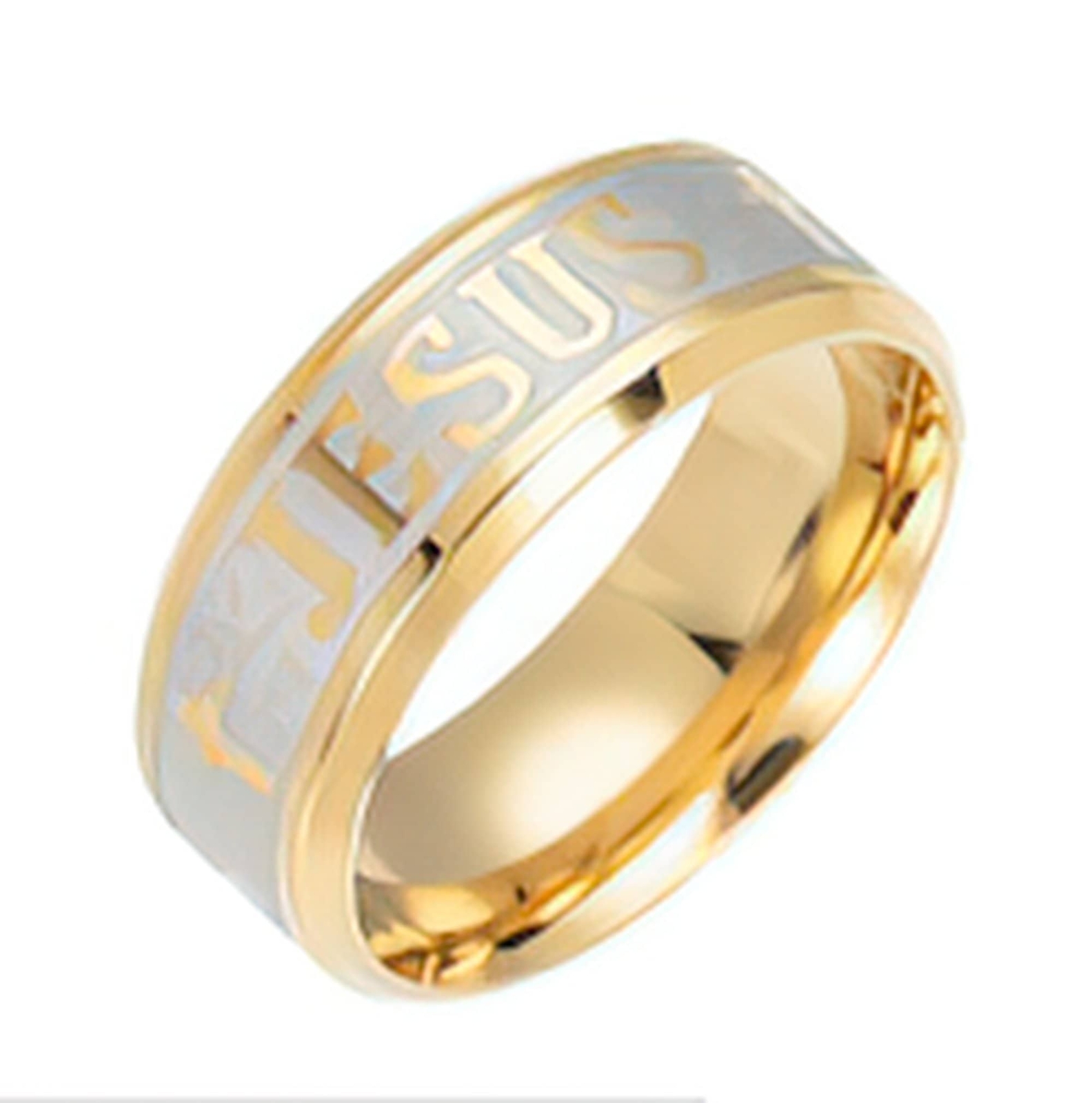 Jesus Stainless Steel Rings in 5 Styles Ships Free from the USA