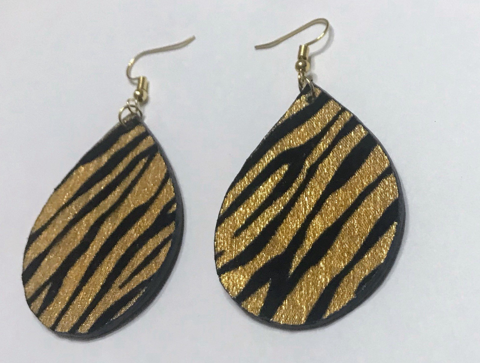 Tiger Print Earrings