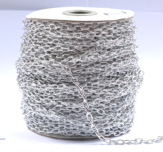 5M gold plated and silver cable openings link iron metal chains and colors