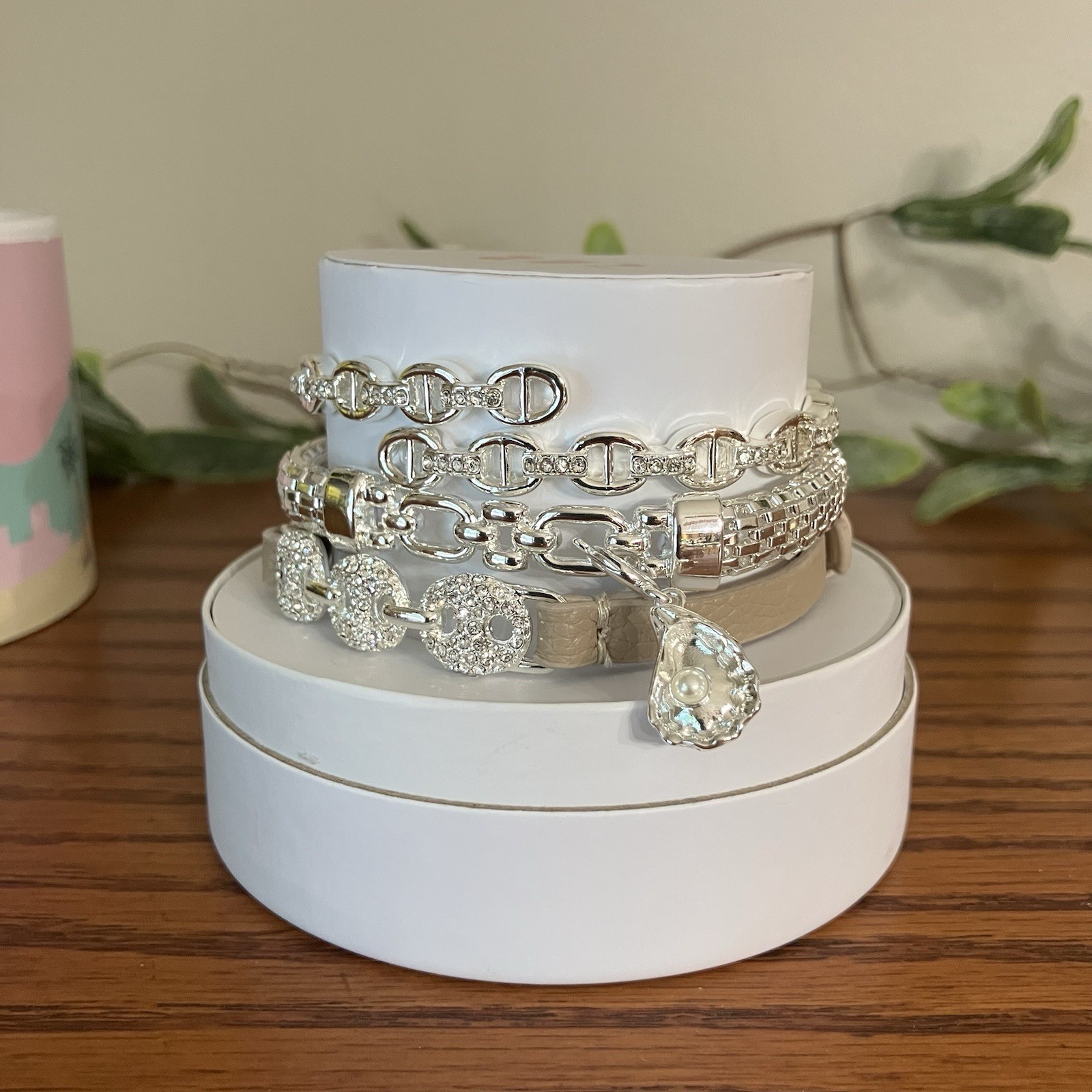 Bomb Party Lustre Of The Deep Oyster Pearl Summer Stacks 2026 Bracelet Silver