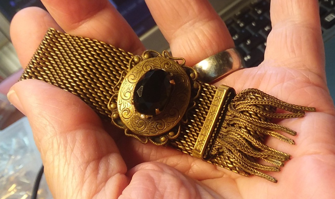 8.5″ Long Victorian Slide Bracelet W/Foxtail Tassel 04-01-2026