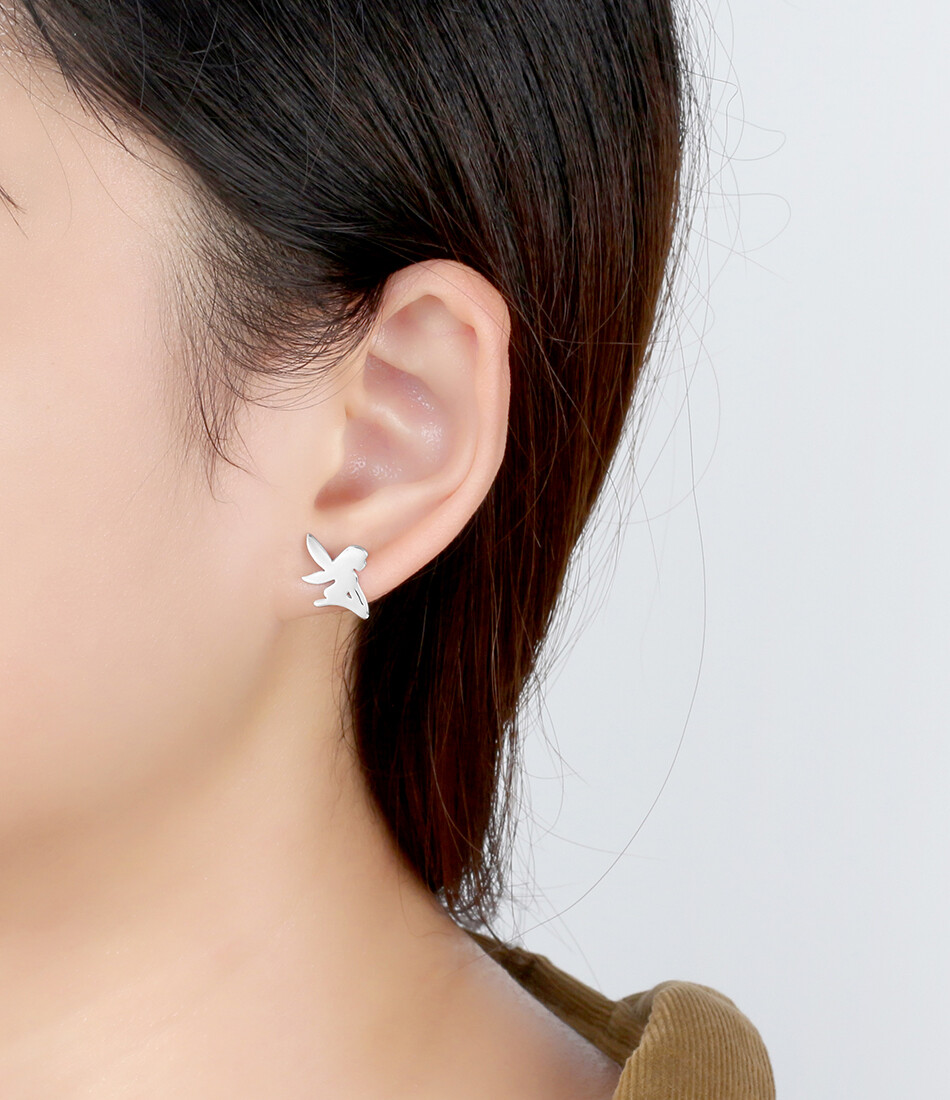 Fairy Butterfly Sterling Silver Stud Earrings for Women Ginger Lyne Collection