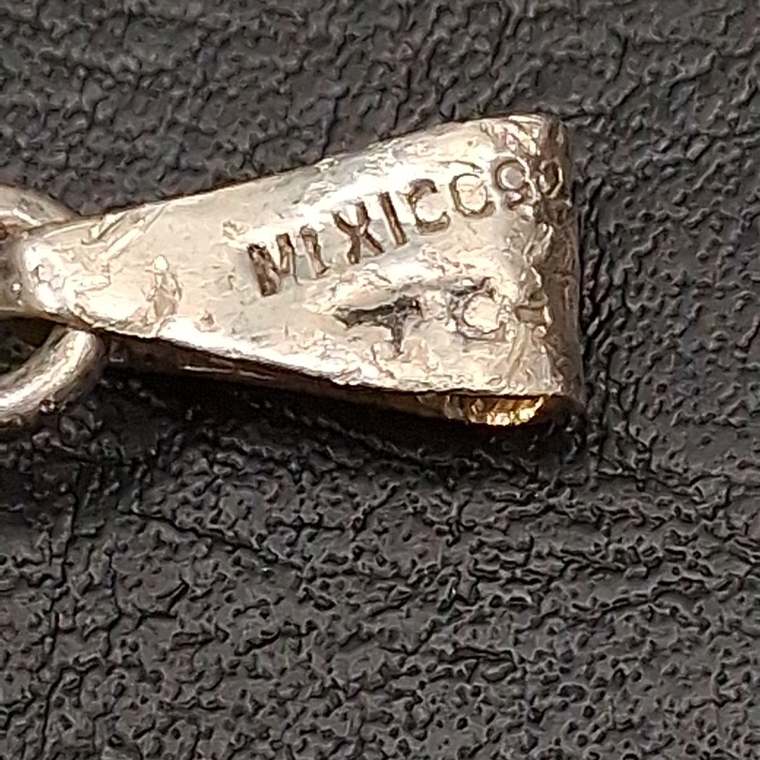 STERLING SILVER 925 TC-98 MEXICO Cross Pendant. 17.606