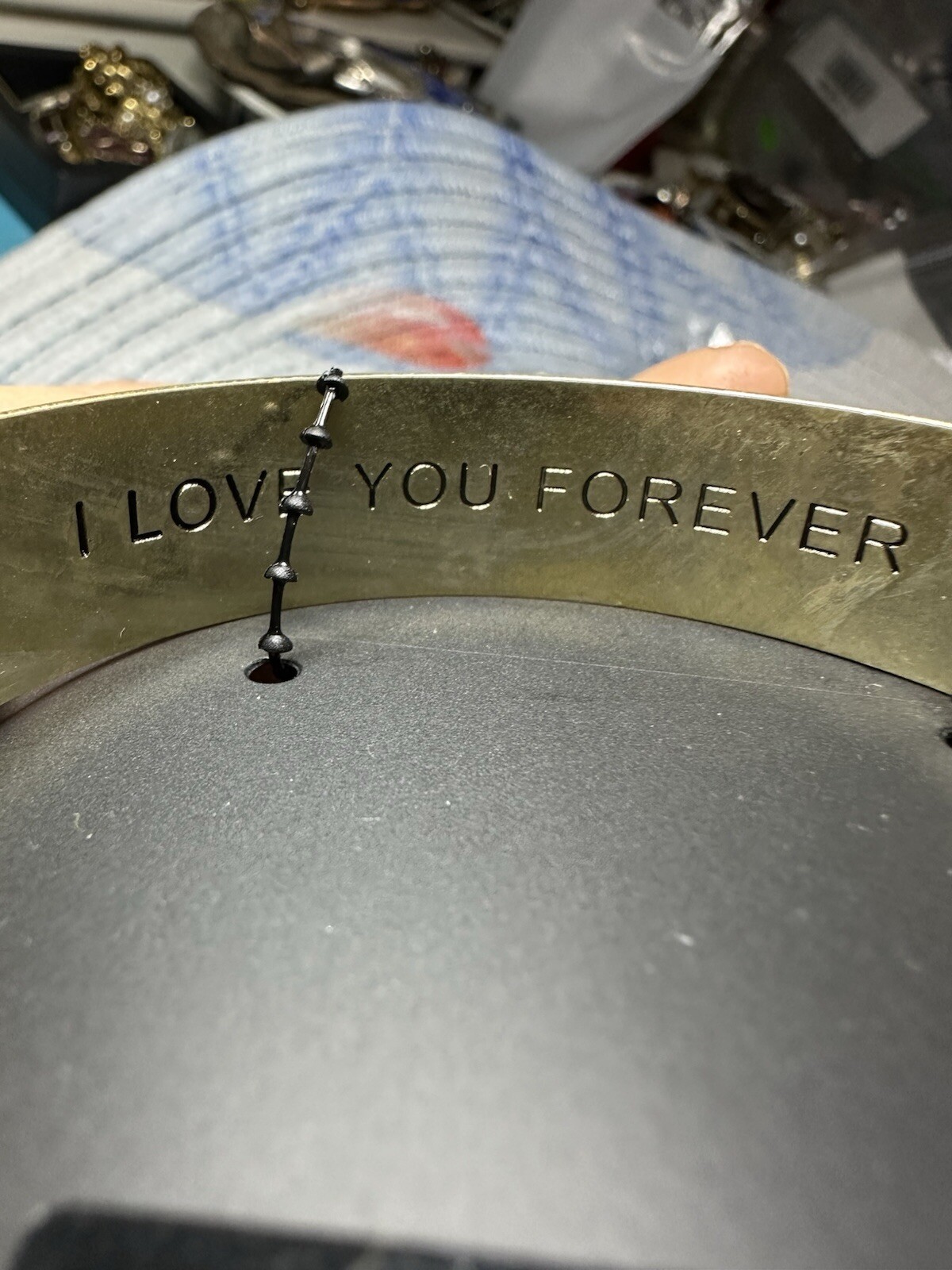 jeune colette I Love You Forever Cuff
