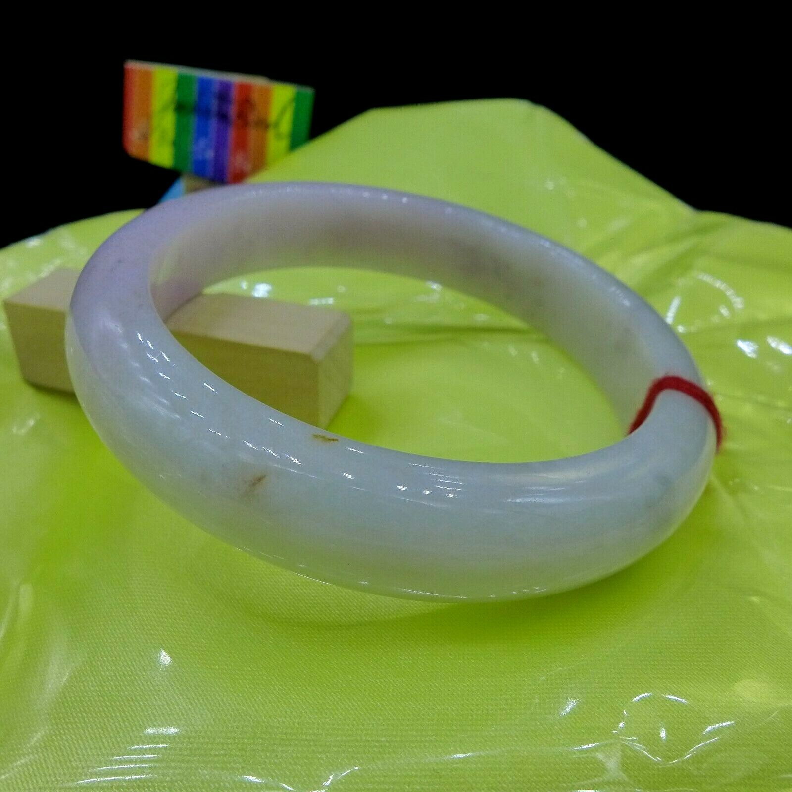 【JadeiteBird】59mm Certified 100% Natural Grade A Jadeite Jade Bangle Bracelet