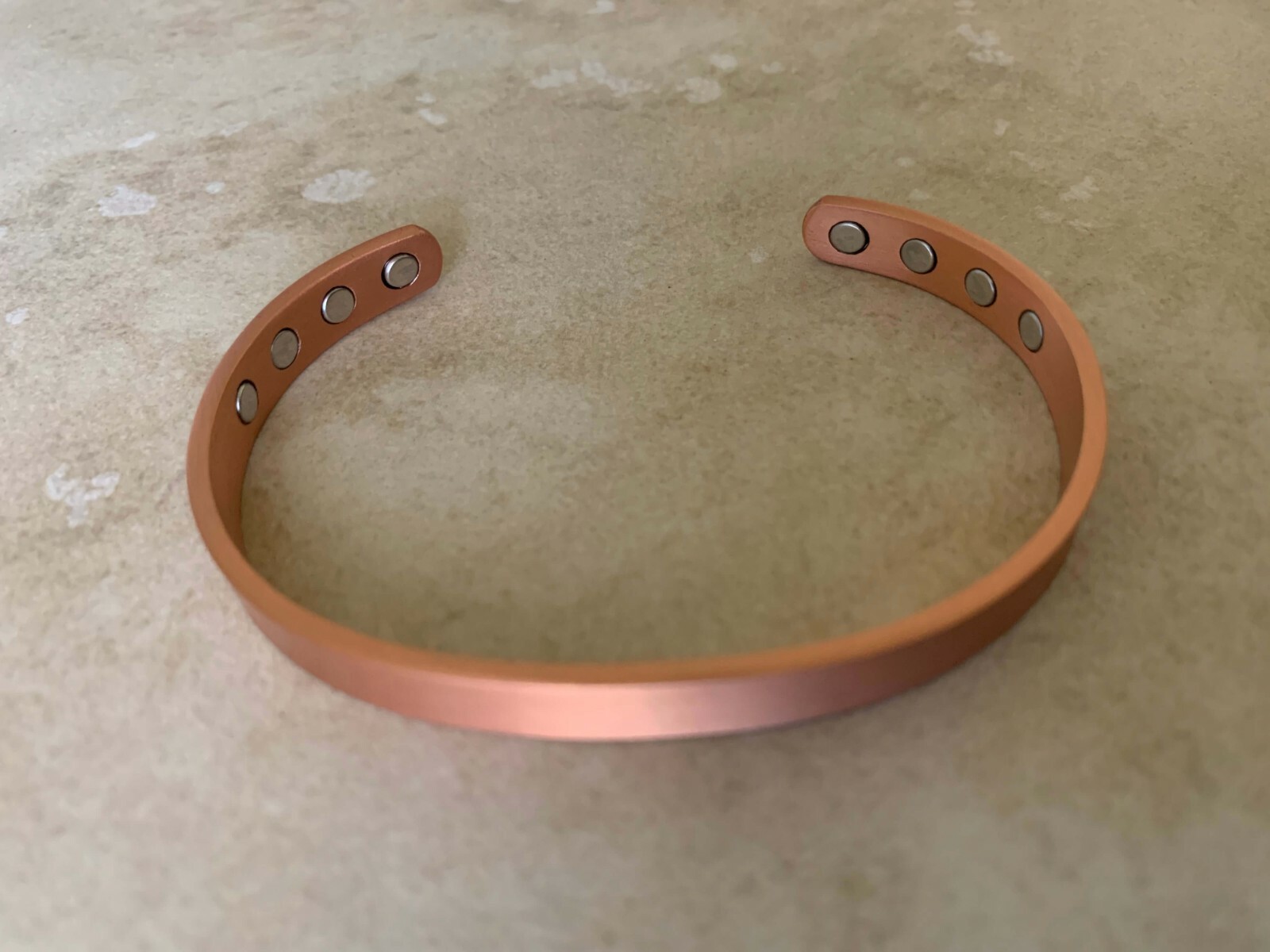 Elegant Small Pure Copper Magnetic Bracelet Arthritis Pain Relief Balance Energy