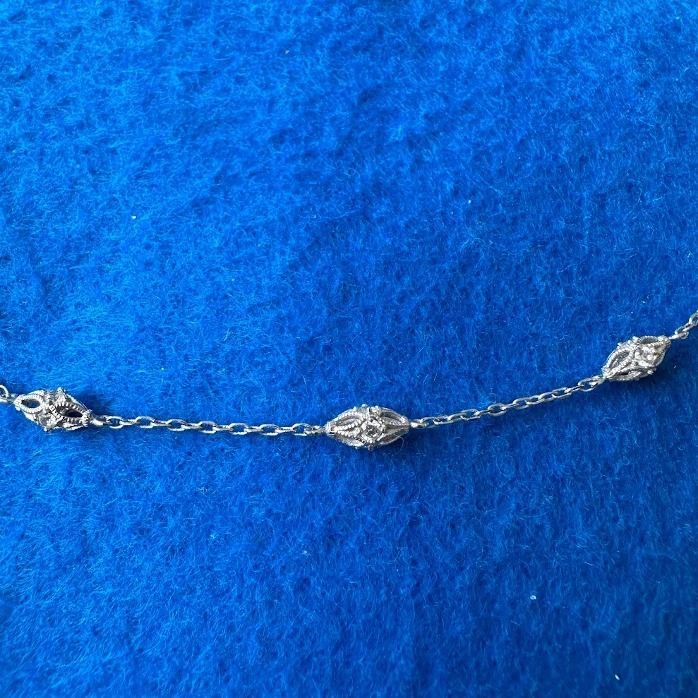 Tacori Diamonique CZ Epiphany Harlequin Station Necklace 16″