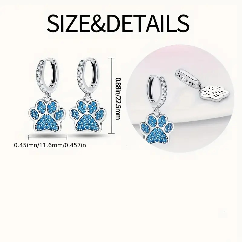 Back-to-school Season New Creative Fresh And Sweet Cute Pet Paw Print