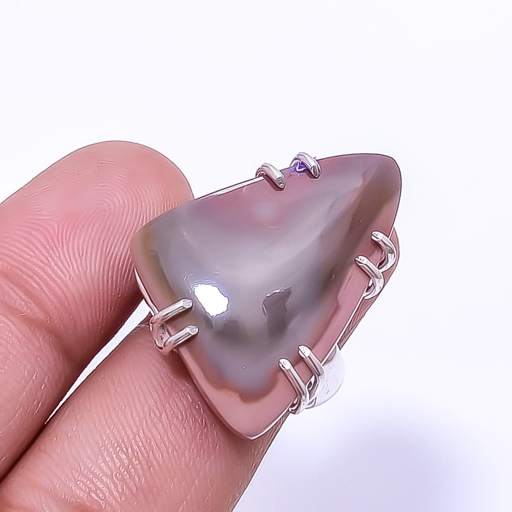 Natural Royal Imperial Jasper 925 Sterling Silver Ring s.7.5 R89, Christmas Gift