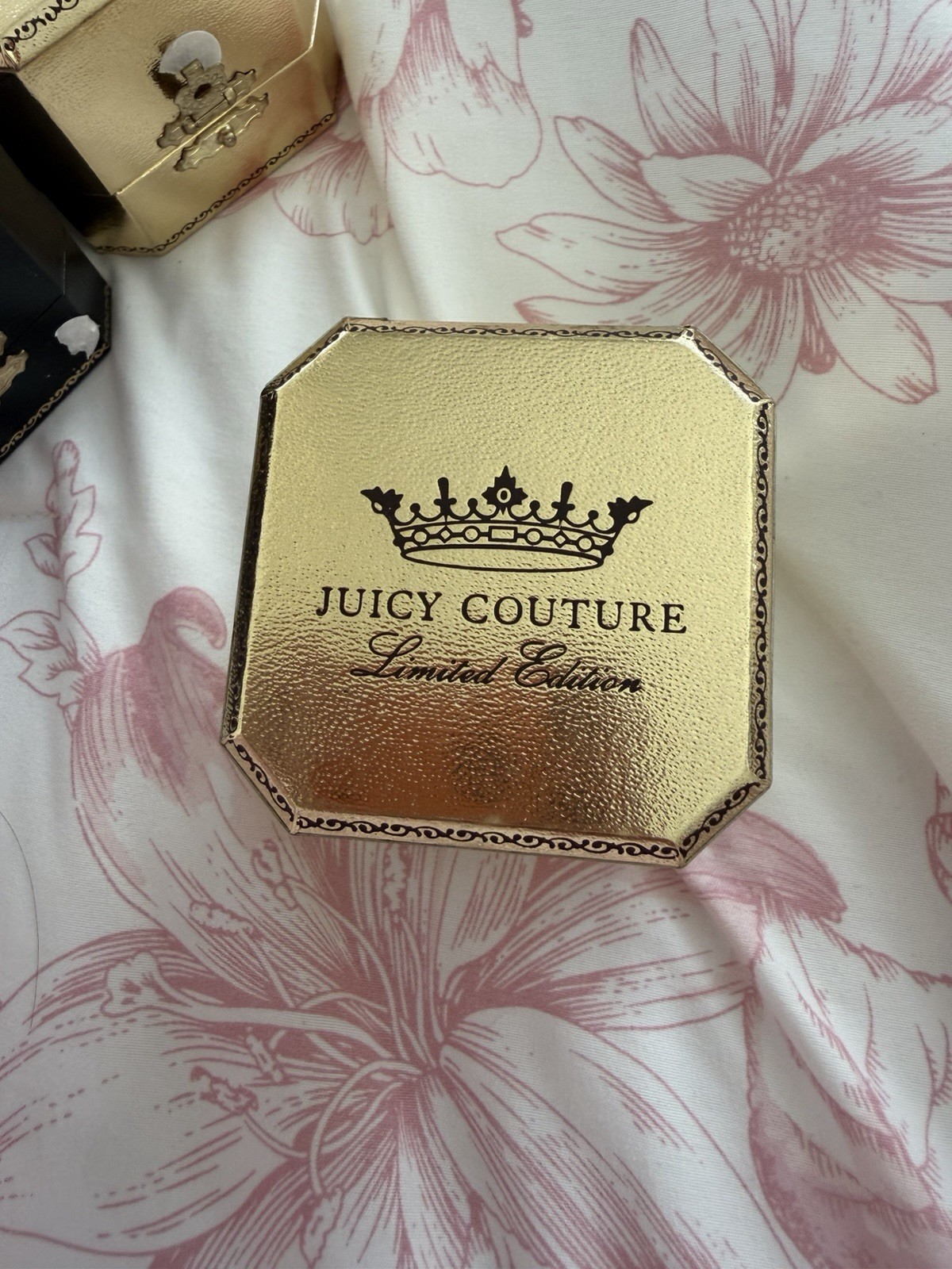 Juicy Couture Swarovski Crystal & Faux Pearl Palm Tree Charm Retired