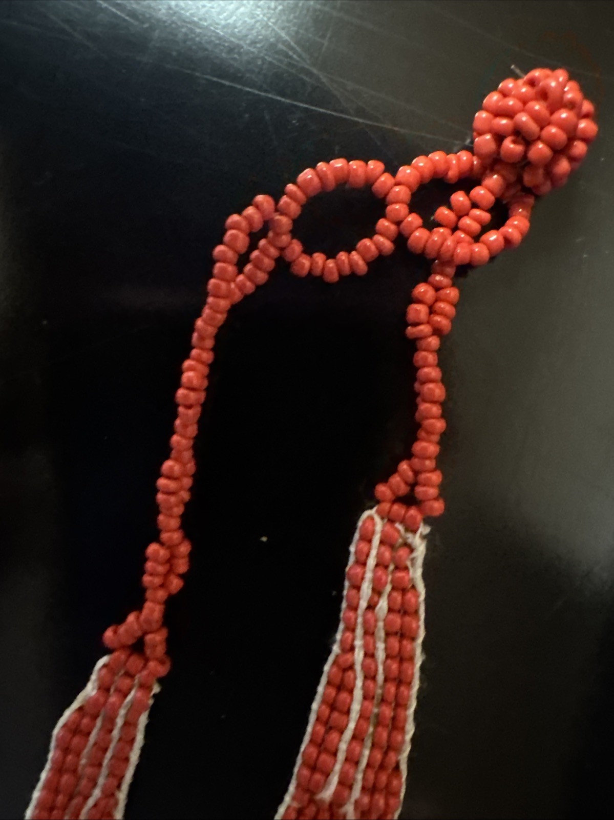 Glass Beaded Multiple Layered Necklace