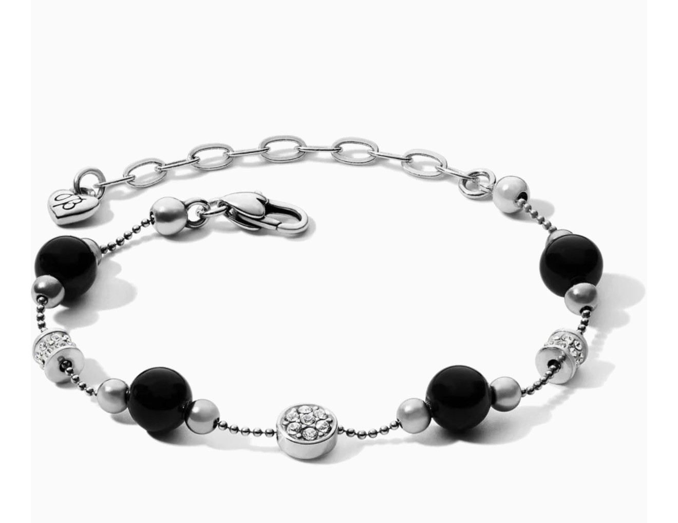 Brighton Bracelet Meridian Petite Prime Black Silver NWT