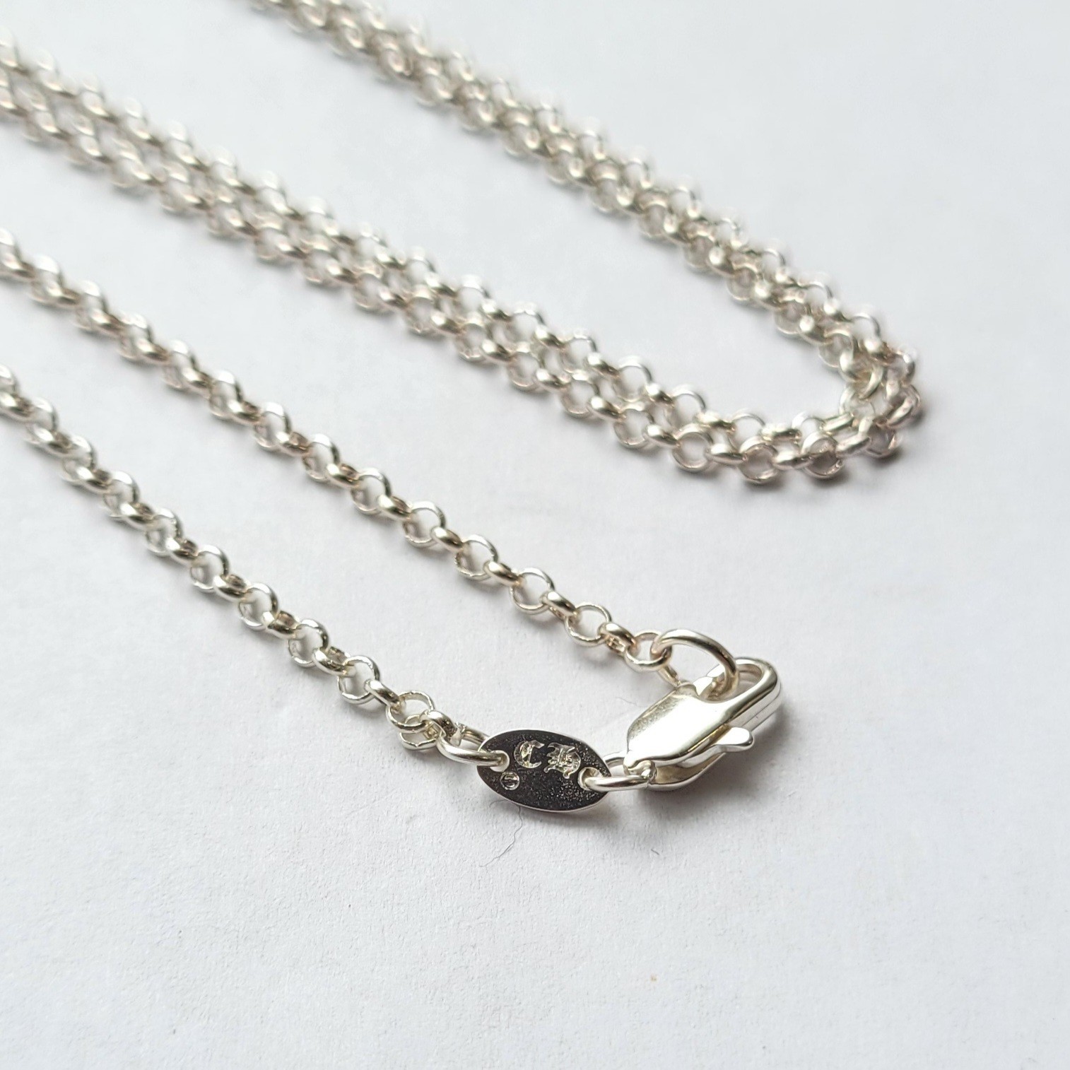 Sterling Silver 925 Chain Necklace Unisex 60cm