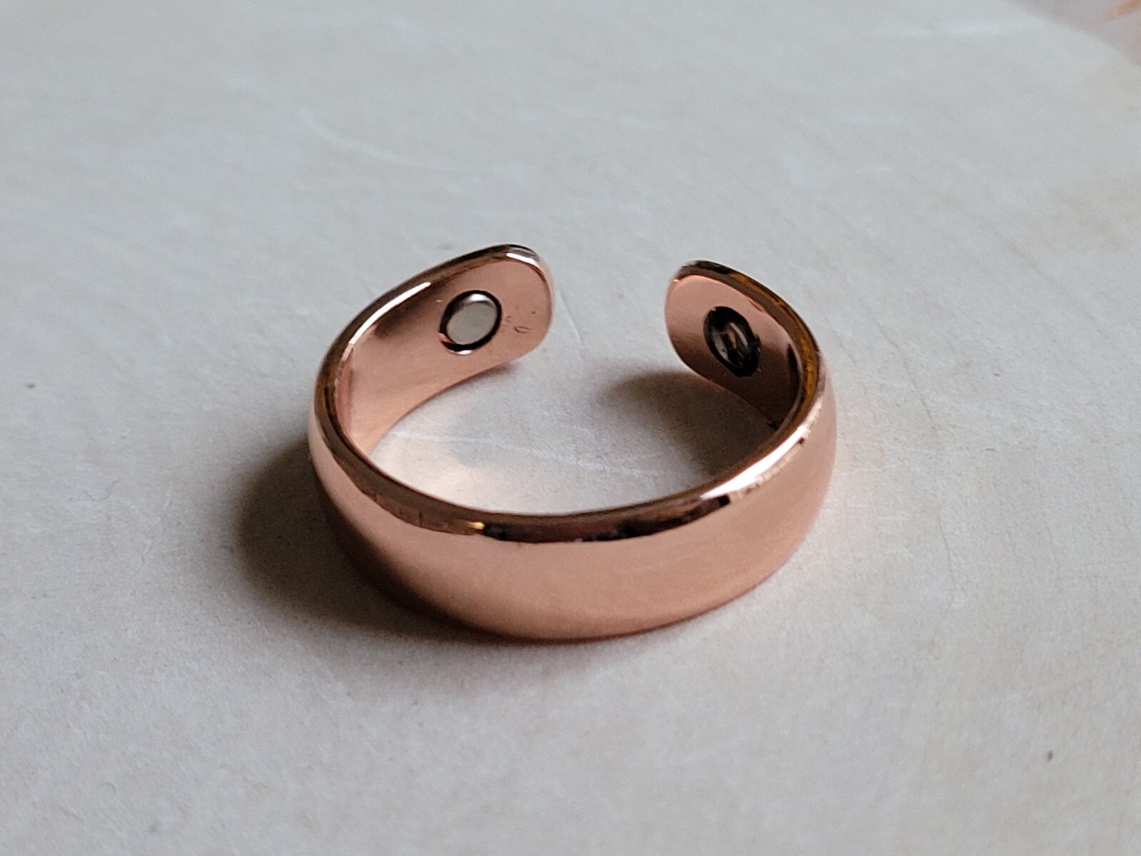 Pure Copper Magnetic Ring – Men Women Arthritis Adjustable Ring Dome