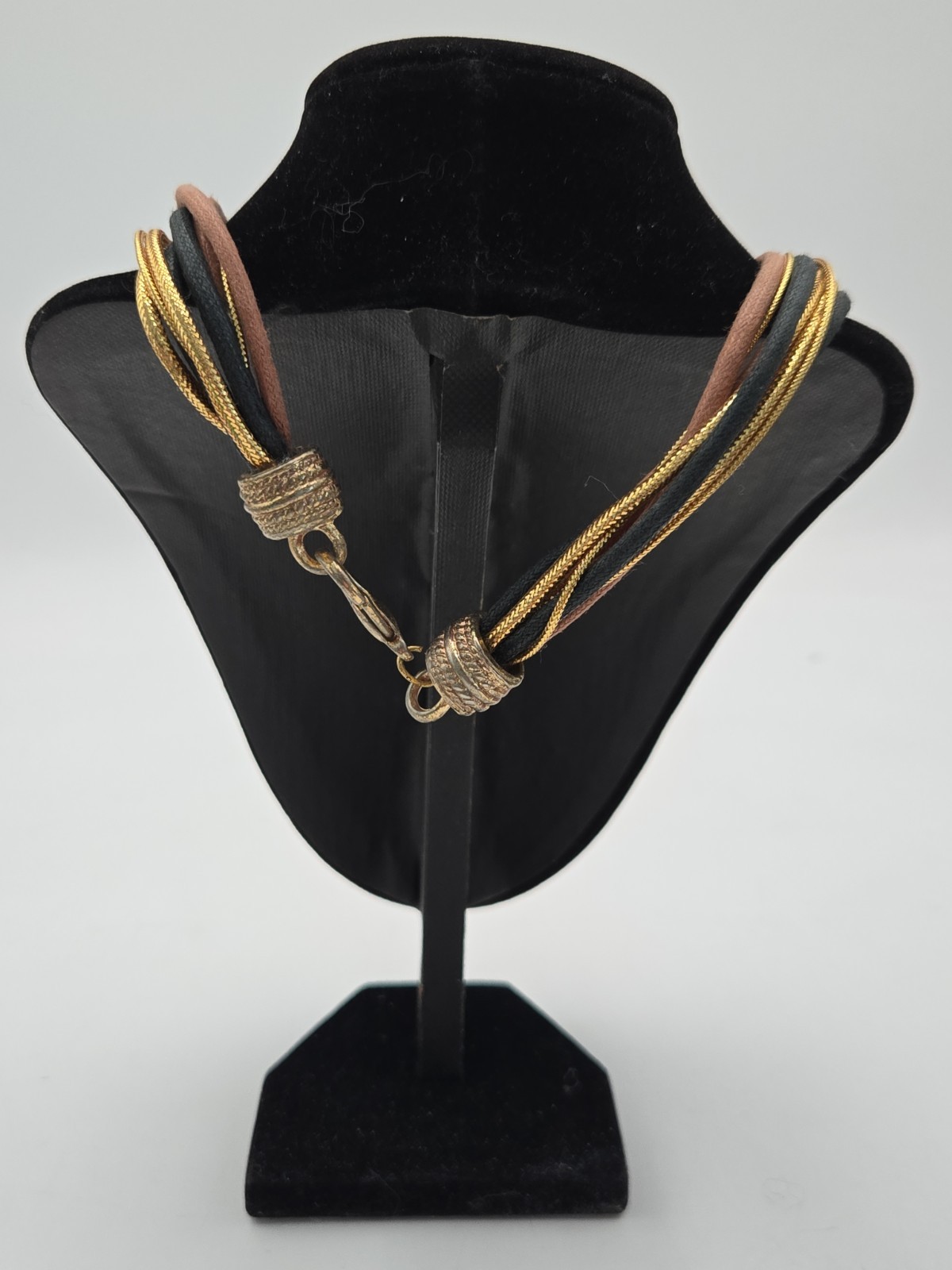 Boho Multi Strand Elephant Pendant Statement Necklace