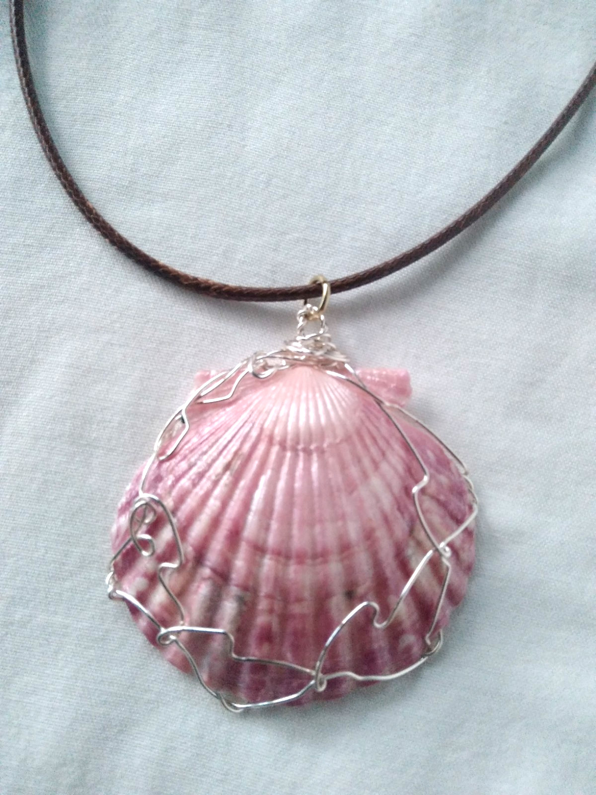 Seashell Pendant Beach Necklace 19″ Boho Women’s Jewelry USA Seller Gift