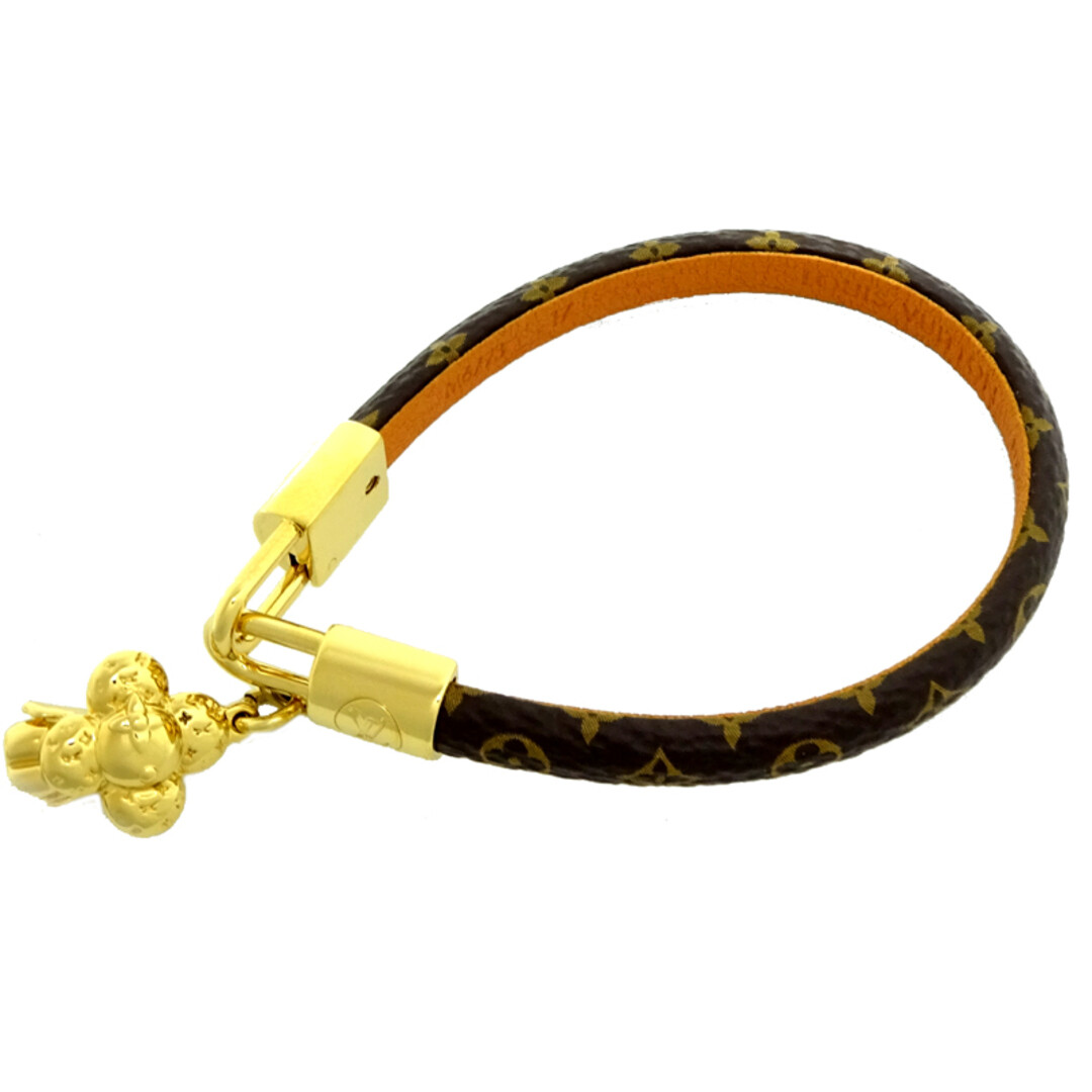 Louis Vuitton Bracelet Brown Gold Ladies From Japan Used M6773F