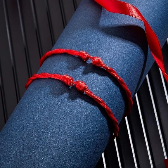 6 Pieces Red String Bracelets Kabbalah Red Cord Bracelet Protection Women Men