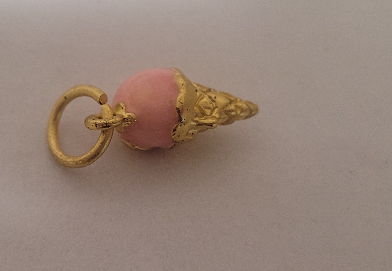 Ice Cream Charm Strawberry Pink Charms New
